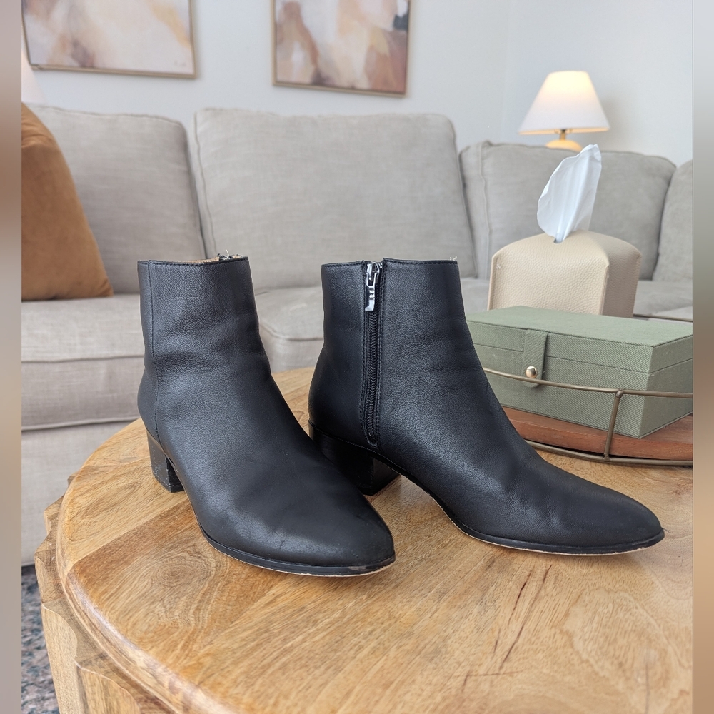 J Crew Walker (AA519) Ankle Booties, Black, size 7